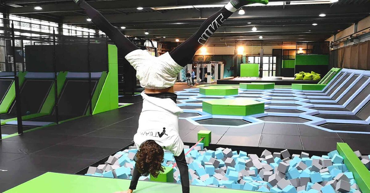 Bild von der Webseite von Trampolinhalle SkyandSand Würzburg